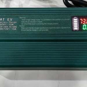 Battery Charger 60v Lifepo4 73v 1-10A Current Auto Adjustable Aluminium Casing Lcd Display Amp Voltage battery percentage
