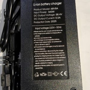 battery Charger 51.2v lithium 58.4v 5A smart charger auto cutoff