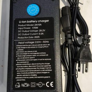 Batter Charger 24v 5A Lithium 29.2v output Auto cut off Smart Charger