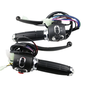 Throttle with lever brake Set metal chrome with handle fancy best quality